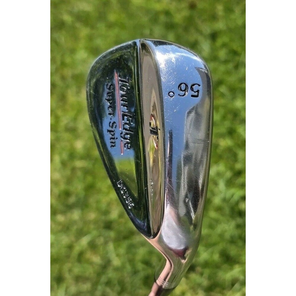 Tour Edge Super Spin 56° Sand Wedge DG356 Stiff Flex Steel Shaft RH New Grip 35"